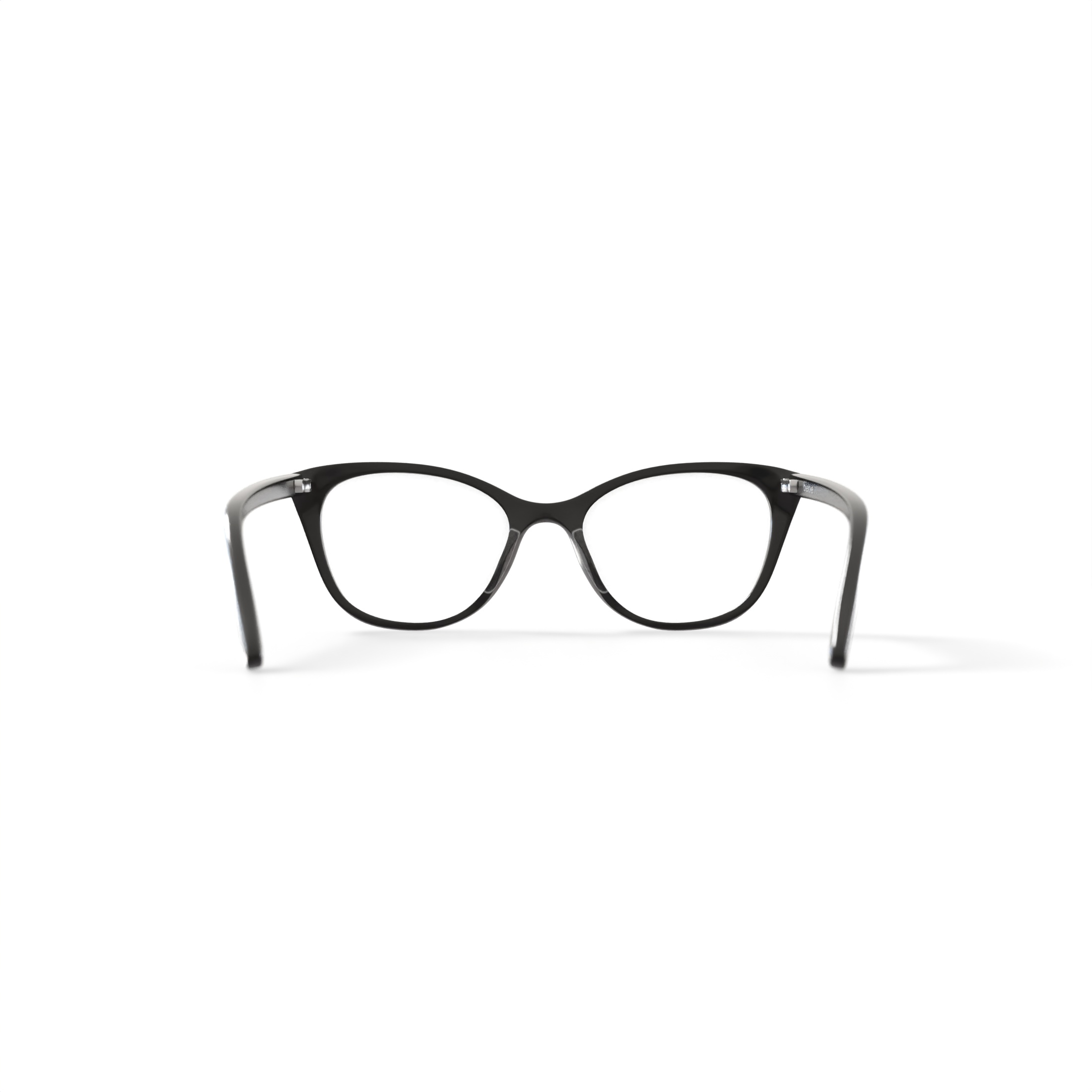 bebe Women's Cat Eye Eyeglasses, BB4178, Jet, 53-17-135, with Case