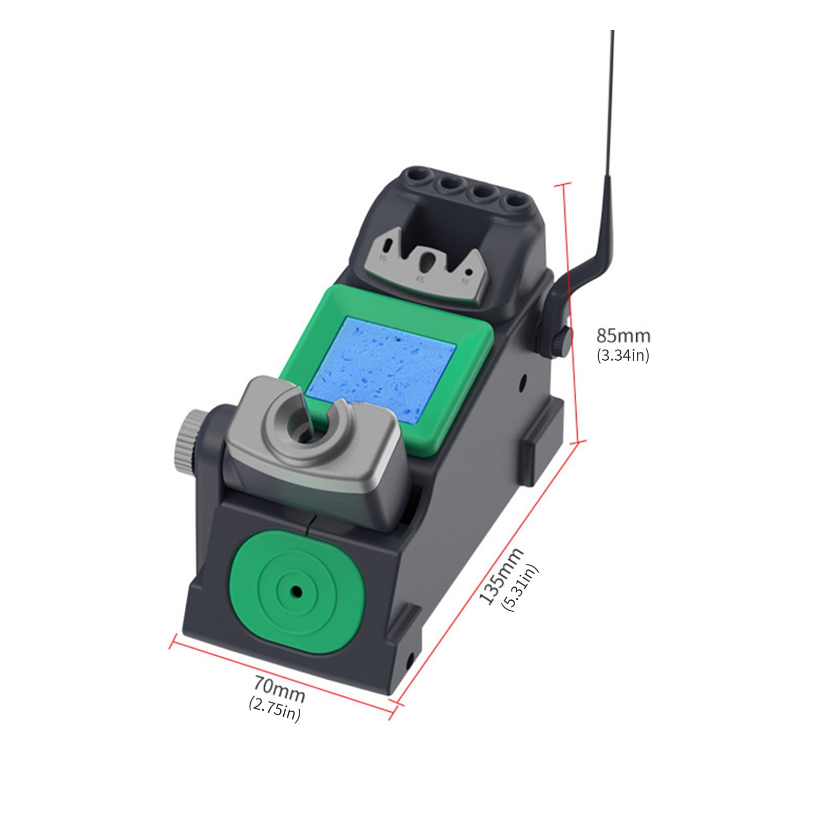 Soldering Iron Holder for C210 and C245 Welding Stations with Sleep Function and Multiple Accessories