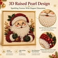 thumbnail image 2 of 2PCS! DIY Christmas Pearl Diamond Painting Art Kit for Adults, Beginner-Friendly, 2027 3D Raised Pearl Beads Craft with Shimmering Effect, Handmade Art Craft for Home Wall Decor, 2 of 10