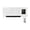 White1, variant on WEIOUKC Portable Ductless Air Conditioner, Wall Mounted Split Max Air Conditioner, Mini Split Ac/Heating System Super Quiet Fast Cooling/Heating for Bedroom Living Room A 1PCS