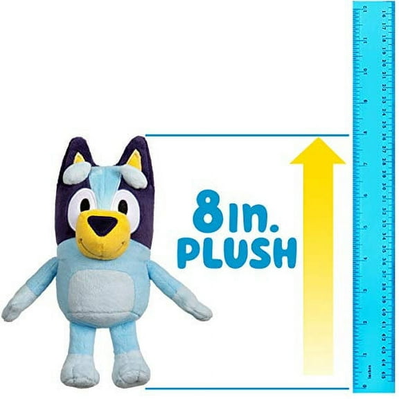 Bluey Soft Child Stuffed Animals & Plush Toys, PP Cotton Blue, 8"