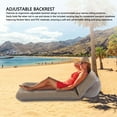thumbnail image 2 of Inflatable Mattress Air Mattress Inflatable Sofa Bed Flocked Air Sofa Bed Inflatable Mattress With Adjustable Backrest Brown Portable Foldable Flocked Air Mattress For Outdoor Beach Travel, 2 of 3