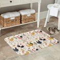 thumbnail image 7 of Fuzoiu Cartoon Chickens Print Door Mat Outdoor Indoor Welcome Mats, Front Doormat,Flannel Non Slip Durable Entrance Rugs for Front Door, Inside Outside Entry, Porch, Resist Dirt,16x24in, 7 of 7