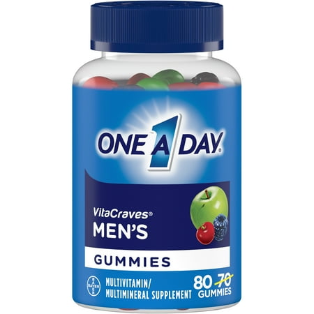 One A Day Men's Multivitamin Gummies, Multivitamins for Men, 80 Count