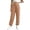 Khaki, variant on LEAVINGSUO Wide Leg Sweatpants for Women Casual Solid Color Pants Pocket Elastic Waist Comfortable Long Pants Blue S
