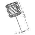 thumbnail image 2 of LOLIPPYY 12pcs Silver Fertilizer Mesh Basket for Convenient Fertilization of Orchids at Home, 2 of 7