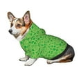 thumbnail image 6 of Uemuo St Patrick's Day for Winter Dog Hoodie Sweatshirts with Pockets Warm Dog Clothes for Small Dogs Chihuahua-Small, 6 of 8