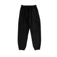 thumbnail image 2 of Kureaily Mens Cotton Yoga Pants Elastic Waist Trousers Casual Summer Beach Cargo Pants, 2 of 7