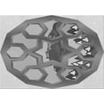 thumbnail image 1 of Ahgly Company Machine Washable Indoor Rectangle Transitional Silver Gray Area Rugs, 2' x 4', 1 of 7