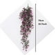 thumbnail image 5 of plantas artificiales colgantes: rosas rojas artificiales para pared, hiedra artificial para pared, hogar, porche, jardín, guirnalda decorativa para bodas al aire libre (sin cesta), 5 of 5