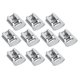 thumbnail image 1 of Prensatelas de Acero inoxidable Sincero 10 piezas con doble pasador para máquinas de coser domésticas, 1 of 10