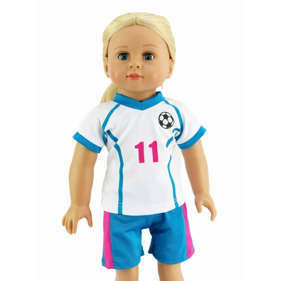 Super Soccer Outfit For 18 Inch Dolls