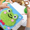 thumbnail image 4 of Kids' DIY Wool Embroidery Kit Cartoon Design For Hand Threading Art, 4 of 4