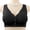 Black, variant on Womens Bralettes wireless bras Women's Front Open Button Top Up Comfortable Plus Size Gathered Anti Drop Bra Bras For Women No Underwire Plus Size Bras Comfortable Bras Black XXL