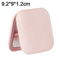 thumbnail image 2 of LED makeup mirror with 5x magnification, fill light double sided folding mirror, 2 of 5