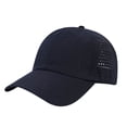 thumbnail image 5 of Qicasul Women's Breathable Mesh Baseball Cap with Ponytail Hole,Outdoor Sports Sun Protection Hiking Golf Hat Navy, 5 of 7