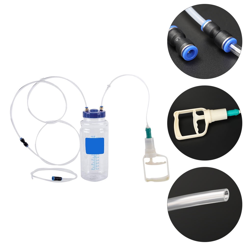 Toyandona Manual Vacuum Pump 2L Capacity Car Repair Tool Assorted Color ABS Rubber 1Set