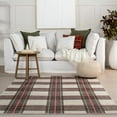 thumbnail image 6 of nuLOOM Aiken Classic Tartan Plaid Machine Washable Area Rug, 5' x 8', Beige, 6 of 9