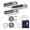 White & Size 3 Zone - 55000 BTU 11+11+22, variant on DELLA 55K BTU 3 Zone (9,500+2x17,000 BTU) Concealed Ducted Mini Split AC, 18.5 SEER2, Energy Star, 230V Inverter Heat Pump System, Pre-Charged, Work with Alexa and WiFi, 25ft Kit & Thermostat