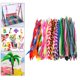 thumbnail image 4 of Kit de manualidades y materiales para niños todo en 1: pompones para hacer tú mismo, juego de manualidades escolares Tipo D, 4 of 9