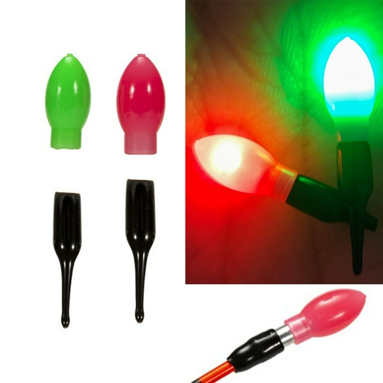 2Pcs Electronic Light Sticks Led Night Fishing Float Bobbers Rod Light Glow  Lamp 