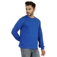 thumbnail image 2 of Inkmeso Men's Cotton Long Sleeve T-shirt Basic Crew Neck Shirt, 2 of 7