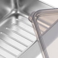 thumbnail image 4 of Estbridge Salad Container For Fridge Stainless Steel Crisper Bacon Holder Containers Lunch Meat 2 Pieces, 4 of 6