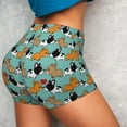 thumbnail image 4 of Lsque Cute French Bulldog Pattern High Waisted Biker Shorts for Women-Tummy Control Fitness Athletic Workout Running Yoga Gym Shorts,Moisture-Wicking-, 4 of 9