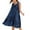 Navy, variant on Aoochasliy Trendy Dress Clearance Women's Plus Size Sleeveless Floral Casual Midi Dress Beach Loose Sundress
