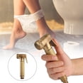 thumbnail image 2 of Wchiuoe Spray Head, Vintage Brass Multi-Functional Handheld Personalized Practical For Home Use Bathroom Accessories Sprayer Kit, 2 of 8