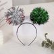 thumbnail image 1 of Diadema navideña colorida brillante Bola de seda, accesorios para el cabello, fiesta, actuación, aros para el cabello, sombreros para niños, navidad, Halloween, 1 of 4