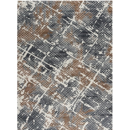 Mother Ruggers Chennie Chic Diamond Dash Luxury Modern Rug for Living Room, Bedroom, Dining Room