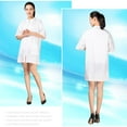thumbnail image 3 of GOOHOCHY Uniforme de peluquero a prueba de agua, mono de técnico de belleza, traje de salón, ropa para teñir el cabello (tamaño blanco XL), 3 of 7
