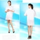 thumbnail image 5 of Uniforme de peluquero a prueba de agua, mono de técnico de belleza, traje de salón, ropa para teñir el cabello (tamaño blanco XL), 5 of 6