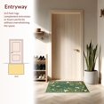 thumbnail image 3 of ODIKA 6'x9' Machine Washable Non-Slip Area Rug, Cottage Grove with Songbirds Butterflies and Wildflower Sprigs High Traffic Rug, Green, 278847, 3 of 7