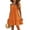 Orange-A5, variant on Women's Spaghetti Straps Ruffle Mini Dress Scoop Neck Sleeveless Babydoll Short Dress Flowy Summer Beach Dresses Light Blue 2XL