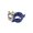 A002- Blue, variant on Masquerade Mask Light Blue Gold Accent Venetian Half Eye Mask 1 Pack for Women for Masquerade Party Mardi Gras Prom and Evening Gala Events