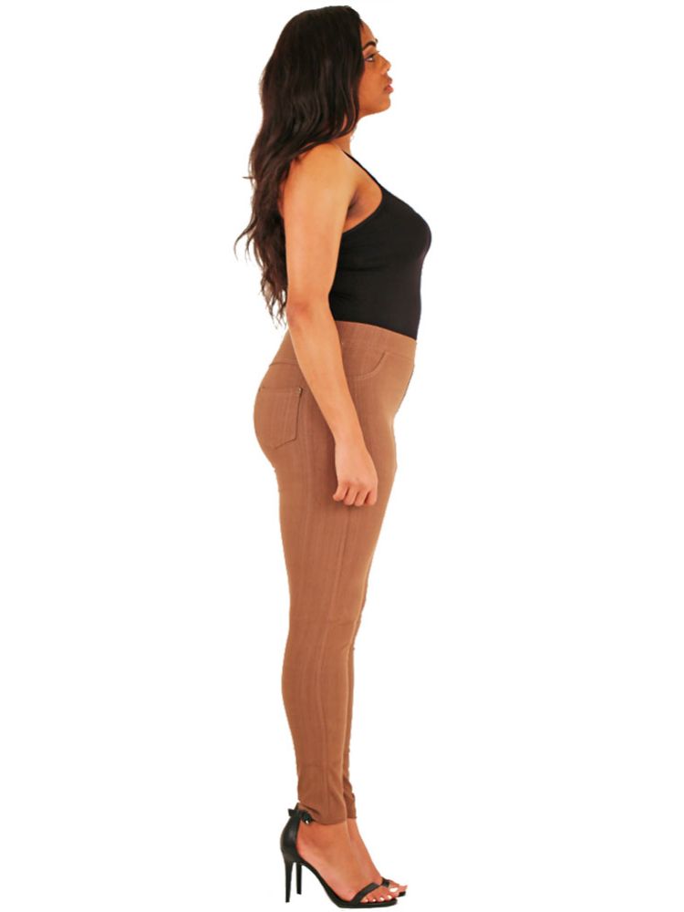 LAVRA Women's Plus Size High Waist Denim Legging Jegging Slim Fit Stretchy - image 2 of 5