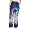 thumbnail image 3 of Vaporeon Women's Pajama Pants, Ultra-soft Comfortable Casual Lounge Pants, Graphic Printed Sleep Bottoms With Drawstring, 3 of 8