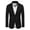 Black, variant on COOFANDY Mens One Button Casual Blazer - Sport Coat Business Suit Jacket