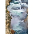 thumbnail image 2 of Jones, Adam 11x14 White Modern Wood Framed Museum Art Print Titled - Yellowstone River at sunrise from Artist Point-Yellowstone National Park-Wyoming, 2 of 4