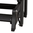 thumbnail image 2 of OS Home Fan Back Glider 515ARB Patio Furniture in Aruba and Black Finish, 2 of 2