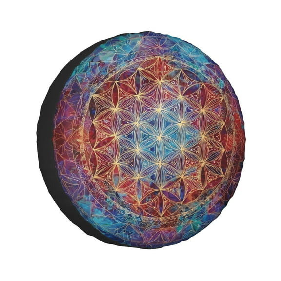 Polyester Tire Cover, 4-Season Weatherproof Tire Bag, No Power Required, Fits All Tire Sizes, Ideal for RVs and Outdoor Adventures, Camping Accessories | Durable Tire Cover