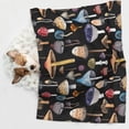 thumbnail image 6 of Pofeuu Mushrooms and Autumn Leaves Print Puppy Blanket,Dog Blankets,Pet Blanket Cozy Cat Blankets for Indoor Cats, Fuzzy Pet Blanket for Kitten Doggy Dog Blankets-Small, 6 of 8