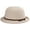Beige, variant on ZhangBaoLin Straw Sun Hat Women Chic UV Protection Rolled Edge Small Hat Summer Travel Beach Hat