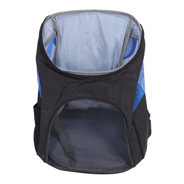 Dog Backpack Carrier, Portable Spacious Breathable Mesh Pet Carrier Backpack or Small Dogs Medium Cats Multifunctional Foldable Puppy Backpack Carrier for Travel, Hiking, Camping