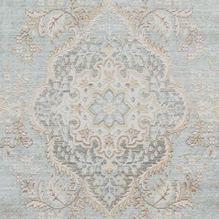 Momeni Isabella Polyester Machine Made Blue Area Rug 2' X 3'