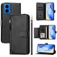 thumbnail image 3 of Funda para Motorola Moto G45 5G/G34 5G Cartera de Mano con Cremallera y Correa Cruzada Desmontable, 3 of 5