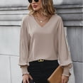 thumbnail image 2 of 1PCS Chemise Couleur Unie Transfrontalière-Khaki-m, 2 of 7