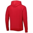 thumbnail image 3 of Men's Homage Red Atlanta Falcons Retro Helmet Tri-Blend Raglan Pullover Hoodie, 3 of 3
